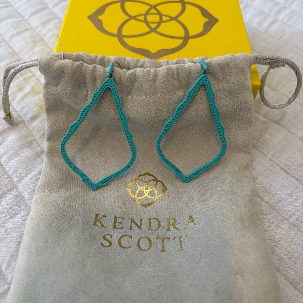 Kendra Scott Turquoise Sophee Earrings - Picture 2 of 2